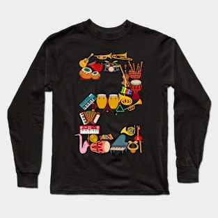 Toddler Musical Instruts 2 2Nd Long Sleeve T-Shirt